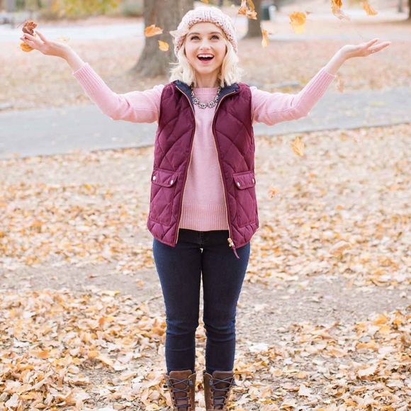 Burgundy Puffer Vest Outfit Top Burgundy Vest Outfit Womens Hot Sale